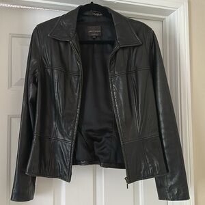 John Carlisle Black Leather Jacket